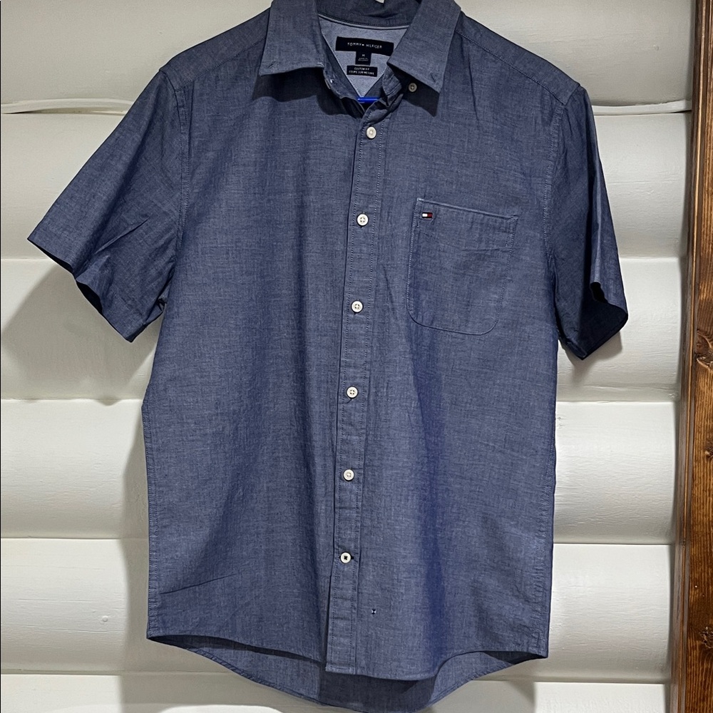 Tommy Hilfiger Navy Button Down Shirt